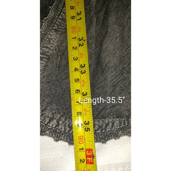 Rebellion Again Dress Sz M Fairy Grunge Gothic Embroidery Gray Acid Wash Purple - Picture 13 of 14